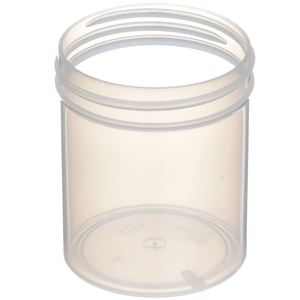 Picture of 4 oz Natural PP Straight Sided Jar 58-400 Neck Finish, Flat Base