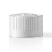Picture of 20-400 White PP Child Resistant Push and Turn Closure, F217 Foam Liner