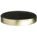 Picture of 58 mm Gold Metal Lug Closure, Plastisol Liner