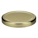 Picture of 70 mm Gold Metal Lug Closure, Plastisol Liner