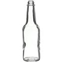 Picture of 10 oz Clear Glass Woozy Bottle 24-414 Neck Finish, Round Base