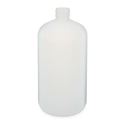 Picture of 32 oz Natural HDPE Boston Round Bottle 28-410 Neck Finish, Round Base
