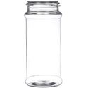 8.4 oz Clear PET Spice Jar 53-485 Neck Finish (Front View))