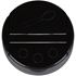 53-485 Black PP Dual Flip Top Cap - Closed View
