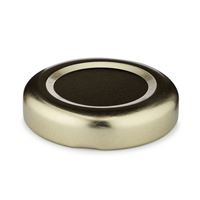 Picture of 38 mm Gold Metal Lug Closure, Plastisol Liner