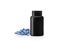 100 cc Amber HDPE Packer Bottle 38-400 Neck Finish (Side View)