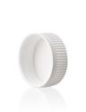 38-400 White PP Child Resistant Push and Turn Closure (Side View)