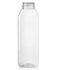 16 oz Clear PET Rectangle Bottle 38 mm Neck Finish (Front View A)