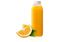 16 oz Clear PET Rectangle Bottle 38 mm Neck Finish (Front View B)
