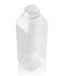 16 oz Clear PET Rectangle Bottle 38 mm Neck Finish (Front View C)