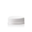 38 mm White DBj Tamper Evident Closure (Front View)