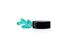 38-400 Black PP Flip Top (Front View A)