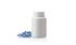 100 cc White HDPE Packer Bottle 38-400 Neck Finish (Front View)