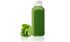 16 oz Clear PET Square Bottle 38 mm Neck Finish (Front View)