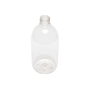 Picture of 16 oz Clear PET Syrup Bottle 28-410 Neck Finish, Round Base