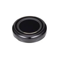 Picture of 38 mm Black Metal Lug Closure, Plastisol Liner