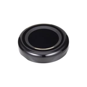 Picture of 38 mm Black Metal Lug Closure, Plastisol Liner