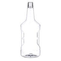 Picture of 1.75 ltr PET Long Neck, Clear, Round, 33-400 Kerr, 6-Pack Ez-Grip Liquor