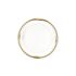 Picture of 82 mm Gold Metal Lug Closure, Plastisol Liner