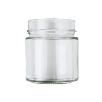 Picture of 257 ml Clear Glass Jar 70 mm Lug Neck Finish, Round Base