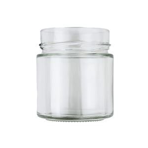 Picture of 257 ml Clear Glass Jar 70 mm Lug Neck Finish, Round Base