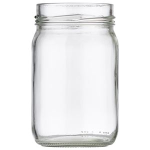 Picture of 12 oz Clear Glass Jar 70-2035 Lug Neck Finish, Round Base