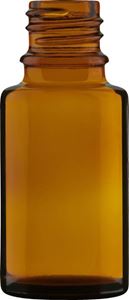 Picture of 15 ml Amber Glass Dropper Bottle 18 mm Neck Finish, Round Base